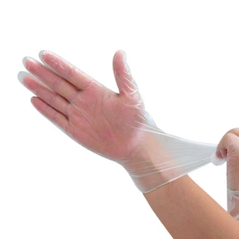 

5pcs Disposable Latex Gloves White Non-Slip Acid and Alkali Laboratory Rubber Latex Gloves Household Cleaning Products