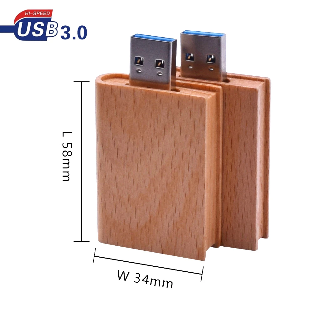 Деревянный кленовый USB флеш накопитель 4 ГБ 8 16 32 64 ГБ|USB флэш-накопители| |