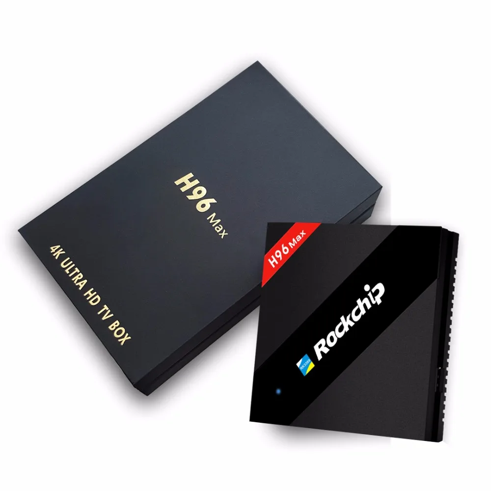 H96 Max 4 ГБ 32 ГБ RK3399 Sechs Core Android 7,1 tv Box 2,4G 5,8G Dual WiFi H.265 BT 4,0 4K 2K USB3.0 1000M LAN Typ-c медиаплеер