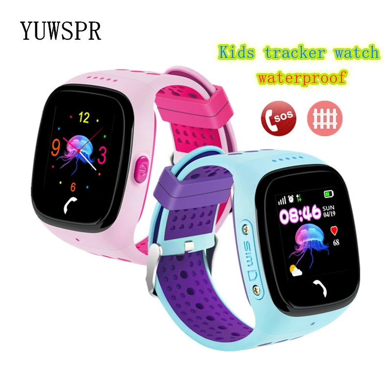 

New smart watches for children LBS positioning IP67 waterproof Voice Monitoring SOS Call 3~10 years old kids smart clock DF28