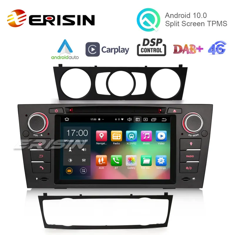 Erisin 8167 7 &quot64G Android 10 0 автомобильный мультимедийный плеер для BMW M3 E90 E92 E93 CarPlay &amp Auto