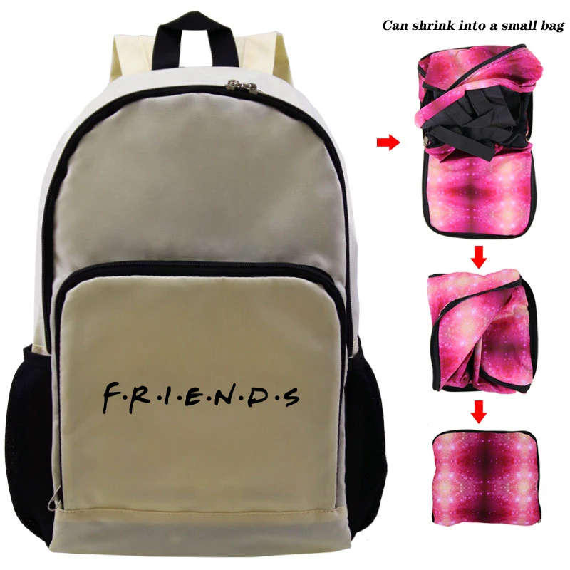 Mochila Escolar/masculina/mujer мода на заднем сиденье мешок Винтаж школьная сумка для мальчиков и девочек друзья рюкзаки с изображением букв для дорожная сумка для ноутбука