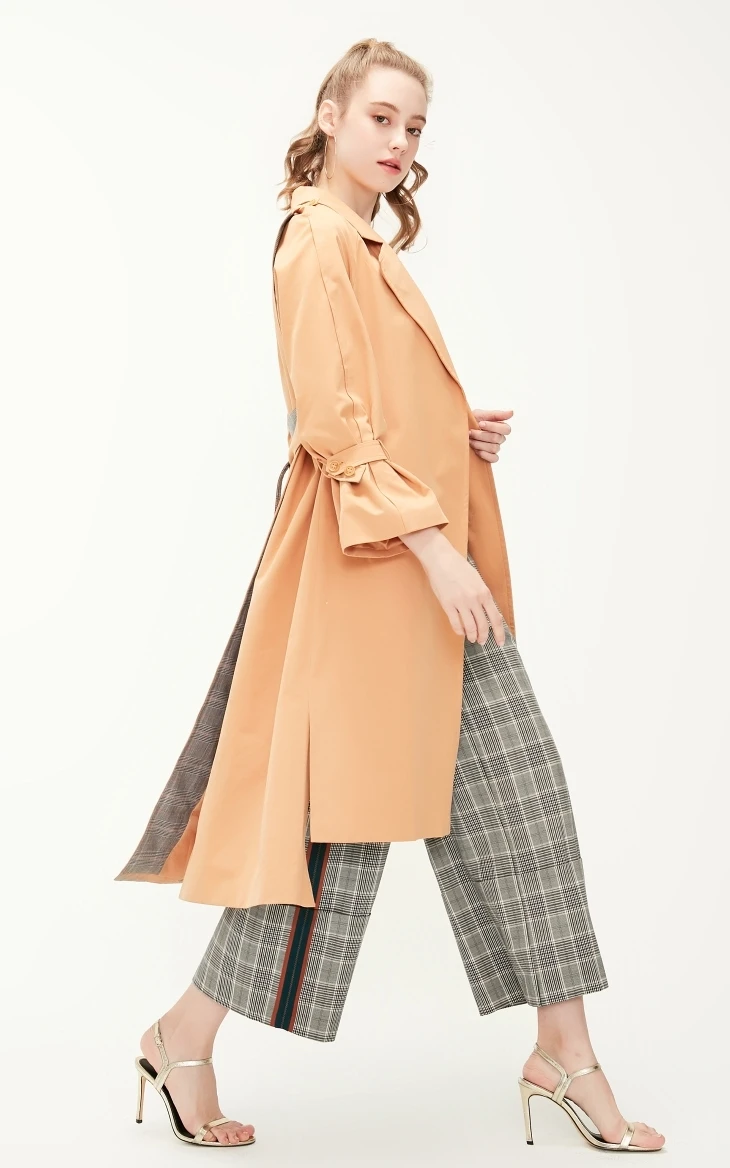 Vero Moda женское хлопковое пальто с разрезом сзади | 319121524