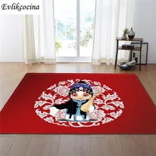 Актриса Пекинской оперы альфомбра Para La Sala абсорбирующий коврик для ванной для улицы красный большой ковер для общежития