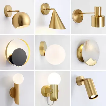 

Modern Wall Lamp LED Living Room Reading Loft Decor Wall Light Simple Dining Room Bedroom Bedside Lamp Background Wall Mounted