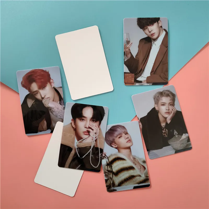 KPOP ATEEZ 10 шт./компл. фото карта толстая LOMO автобуса наклейки новый альбом ACTON для