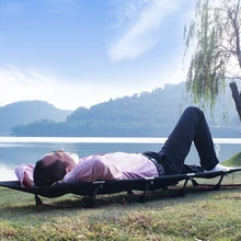 Складная кемпинговая кроватка для одного человека, уличная складная кровать 330LB, вес подшипника, компактная для походов на открытом воздухе, альпинизма, пикника