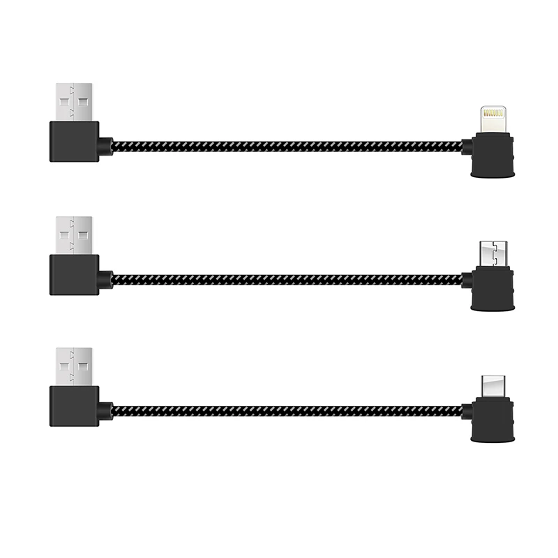 4 варианта пульта дистанционного управления кабель для передачи данных USB Разъем Мобильный телефон планшет USB к type-c для Fimi X8se камера Дрон