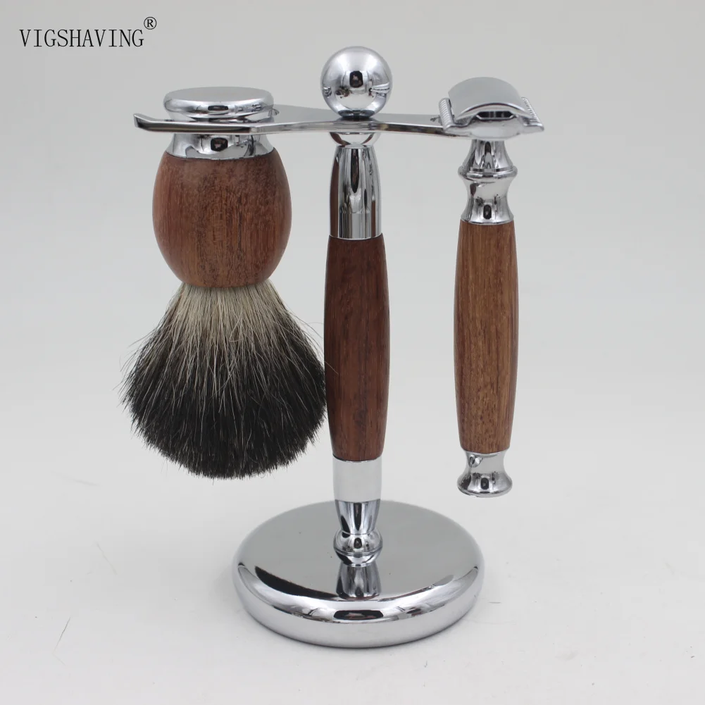 Хорошее качество для мужчин подарок папе новый деревянный чистый Барсук