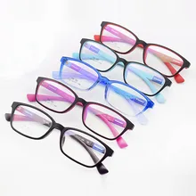 Ультралегкие очки для близорукости для женщин, Студенческая оправа, цветная двухцветная оправа для очков, синяя, маленькая, желтая, прогрессивная, розовая