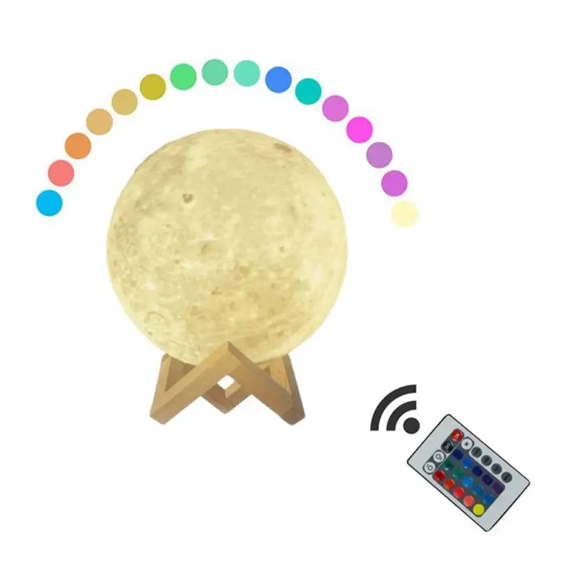 Best Price #2196 3D Printed Moon Light Rechargeable Best Price #2196 3D Printed Moon Light Rechargeable