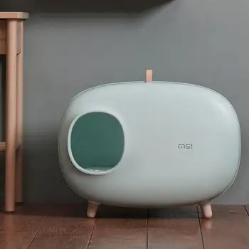 

Cat Sand Pot Anti-splash Fully-enclosed Cat Toilet Large-sized Integrated Cat Sand Pot Cat Dung Pot Deodorizing Cat Products