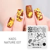 KADS Nail Art Stamping Plate Template Flower Leaf Animals Image Stencils Stamp Geometric for Nails Polish Mold Manicure Tools 3