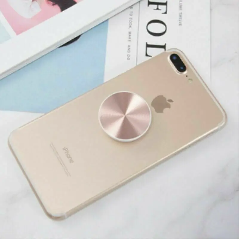 Розовый Universal Expanding Grip Lazy Bracket Phone For Mobile Phones Round Phone Holder Telescopic Airbag Mobile Phone Holder - Цвет: Розовый
