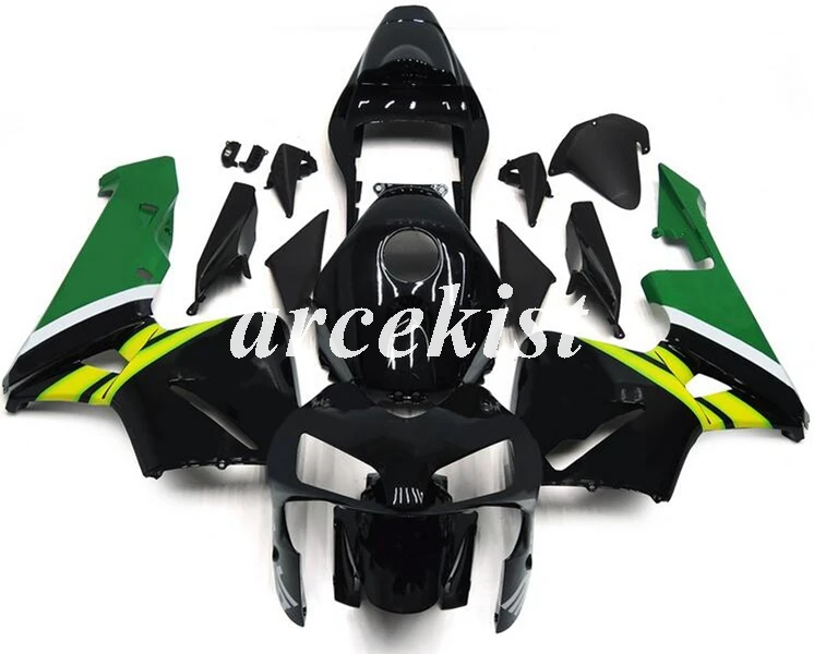 

Injection Mold New ABS Motorcycle Fairings kit Fit for CBR600RR F5 2003 2004 03 04 Bodywork set Green black