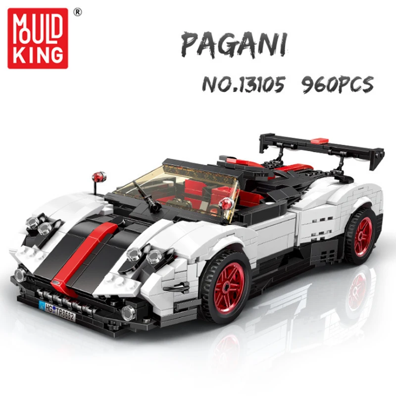 Креативный Moc Toys Technic Car 911 pagani GTR R35 комплект гоночных автомобилей Модель автомобиля игрушки для детей рождественские подарки строительные блоки