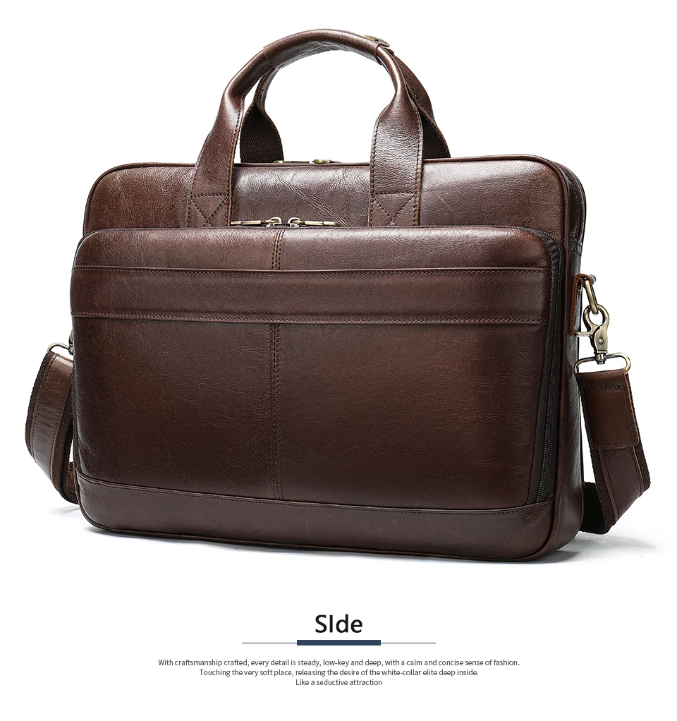 Luufan мужские сумки для ноутбука из натуральной кожи, мужская сумка-тоут, портфель, мужская кожаная сумка, мужской портфель, Офисные Сумки для мужчин, сумка