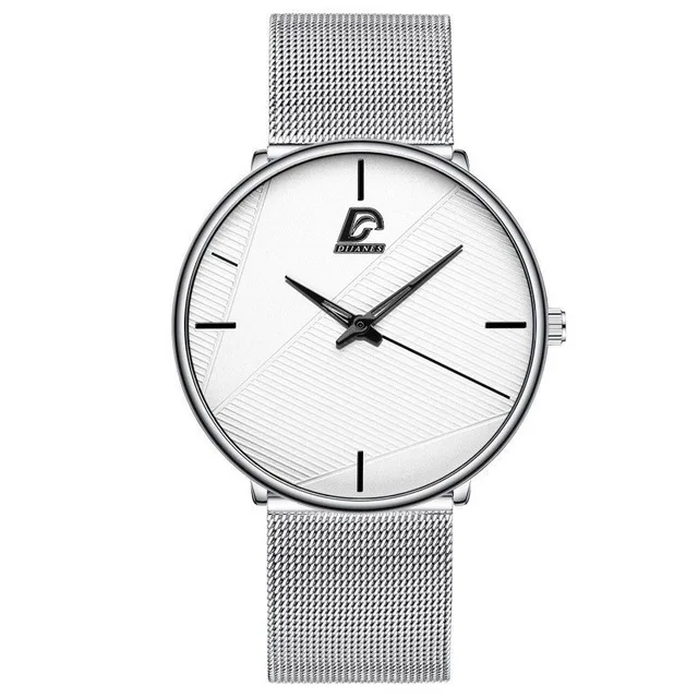 M Silver White