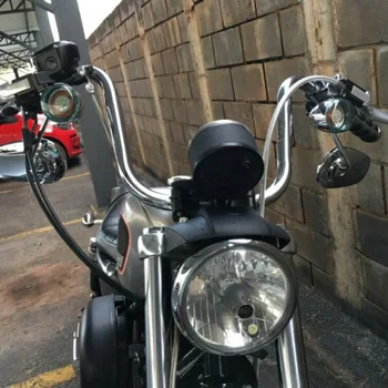 

1 Pair Rearview mirror Chrome Motorcycle Classic Left+right Portable New