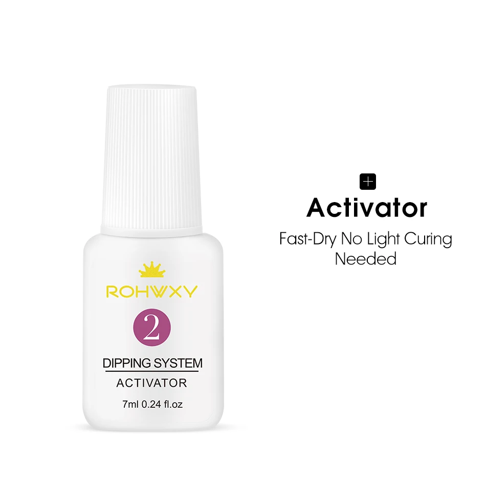 Activator 1 коробка голографические Dip порошки для творчества градиентные погружные блестки DIY украшения долговечные чем УФ гель натуральный сухой без лампы лечения - Цвет: Activator