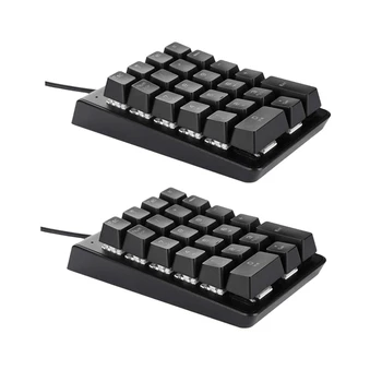 

Motospeed K23 USB Wired Numeric Mechanical Keyboard LED Backlight 21 Keys for Laptop