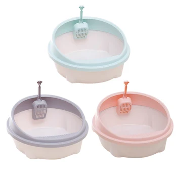 

Pet Toilet Bedpan Anti Splash Cat Litter Box Cat Dog Tray with Scoop Kittens Dog Clean Toilet At Home