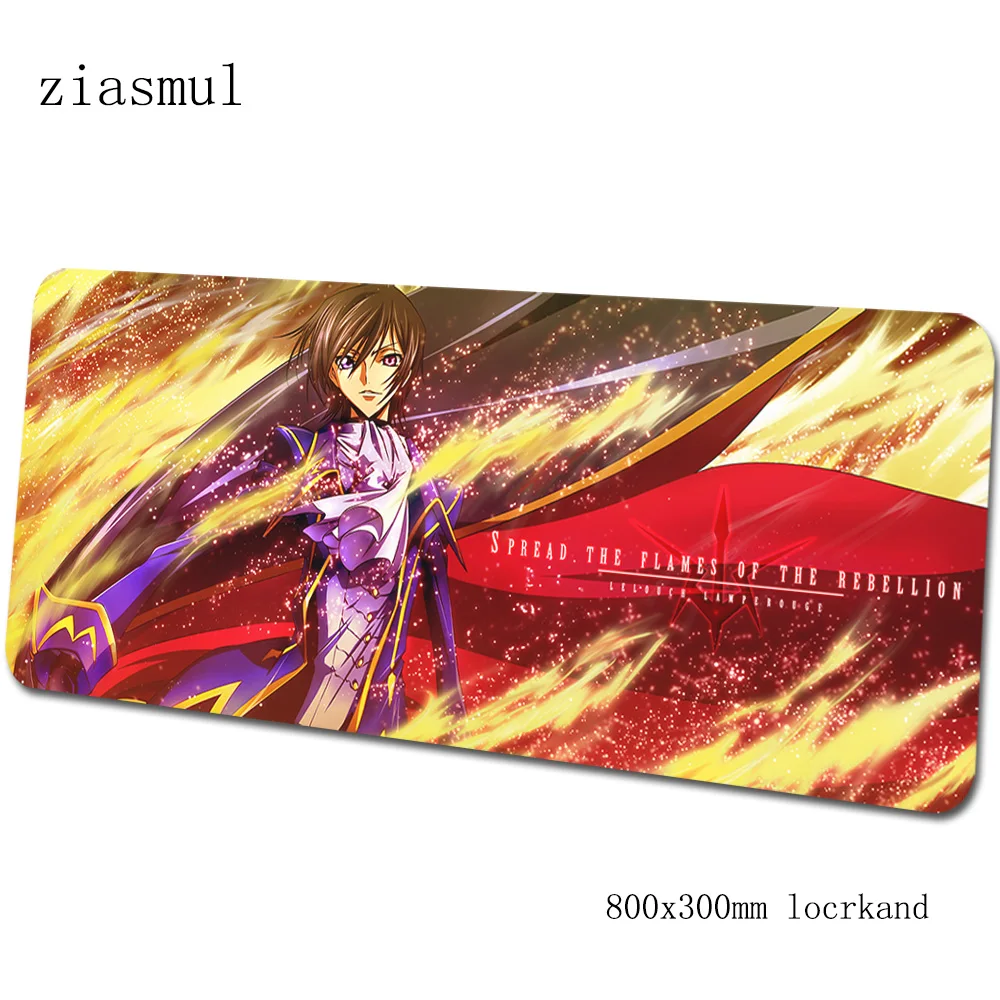 Code Geass padmouse 80x30cm gaming mousepad game Popular Adorable mouse pad gamer computer desk HD pattern mat notbook mousemat - Цвет: pattern 11