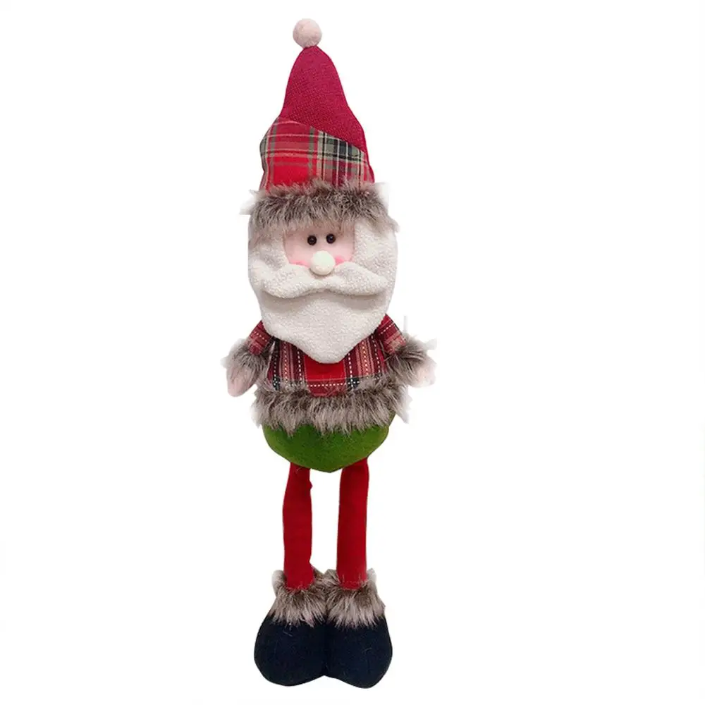 Хит, 30 стилей, рождественские украшения для дома, Рождественские куклы, елочные украшения, инновационная декорация с лосем, Сантой, снеговиком - Цвет: V 57x13.5cm