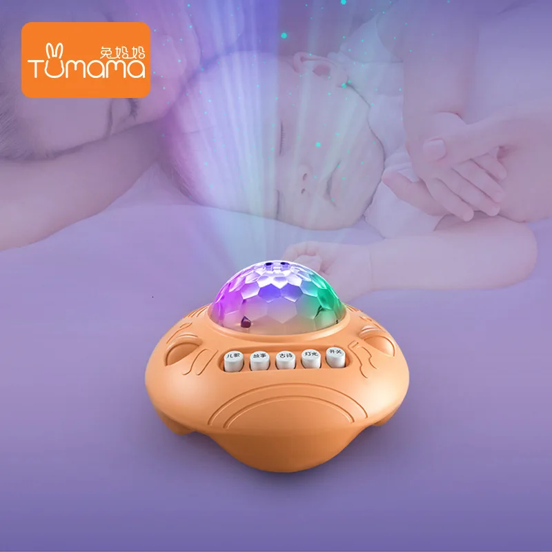 Tumama Baby Story проектор с дистанционным управлением интеллектуальная машина светодиодный флэш-обучающие игрушки для детей музыкальный подарок для младенцев