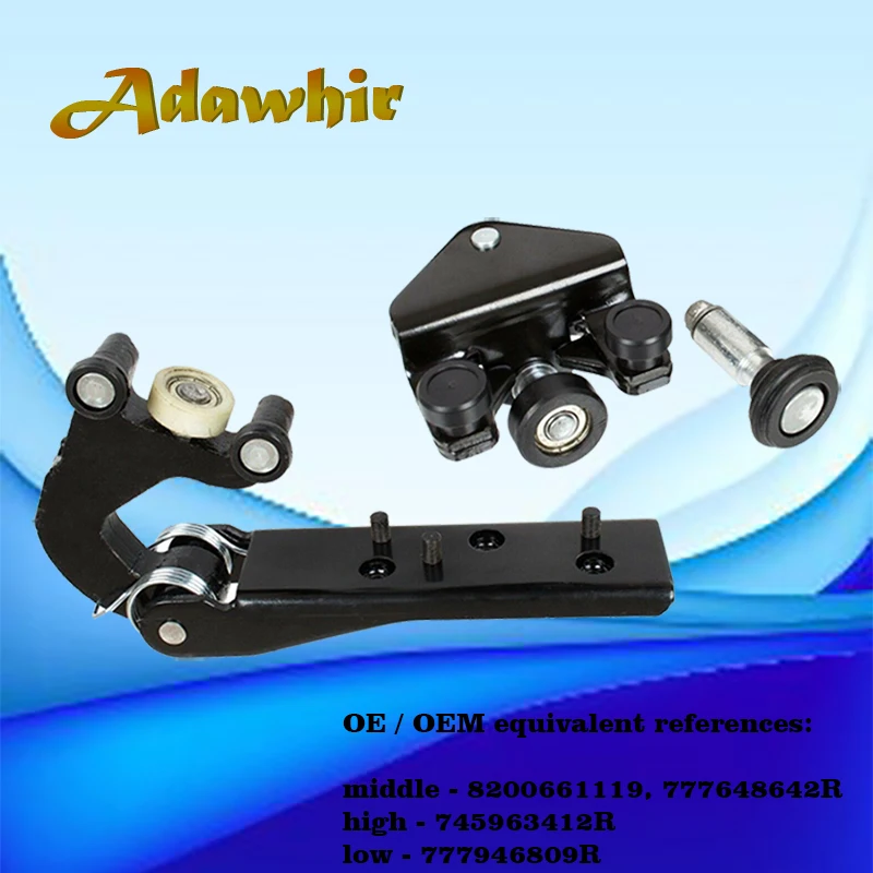 3 Set Sliding Door Guide Roller Right For Renault Master III NISSAN NV400 OPEL Movano B 8200661119 777946809R 745963412R