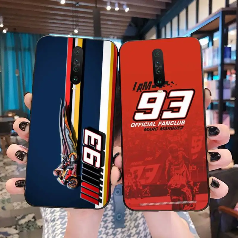 NBDRUICAI Марк маркер Moto Gp 93 Роскошный чехол для телефона Redmi Note 9 8 8T 8A 7 6 6A Go Pro Max K20 |
