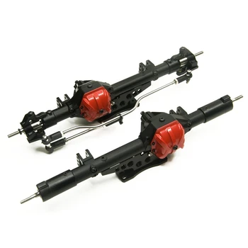 

1/10 Alloy Front and Rear Axles Rc Alloy Front and Rear Axles Racing Axle Parts Rc Vehicle Accessories for Scx10