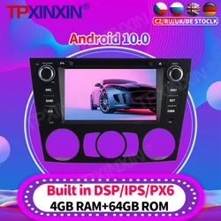 Radio Multimedia con GPS para coche, reproductor con Android 128, 10,0 GB, grabadora de vídeo, accesorios, DVD, 2Din, para BMW E90, E91, E92, E93