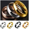 4mm 6mm Stainless Steel Couple Rings for Women Man Gold Silver Color Ring for Lovers Wedding Retro Jewelry for Gift WC006 3