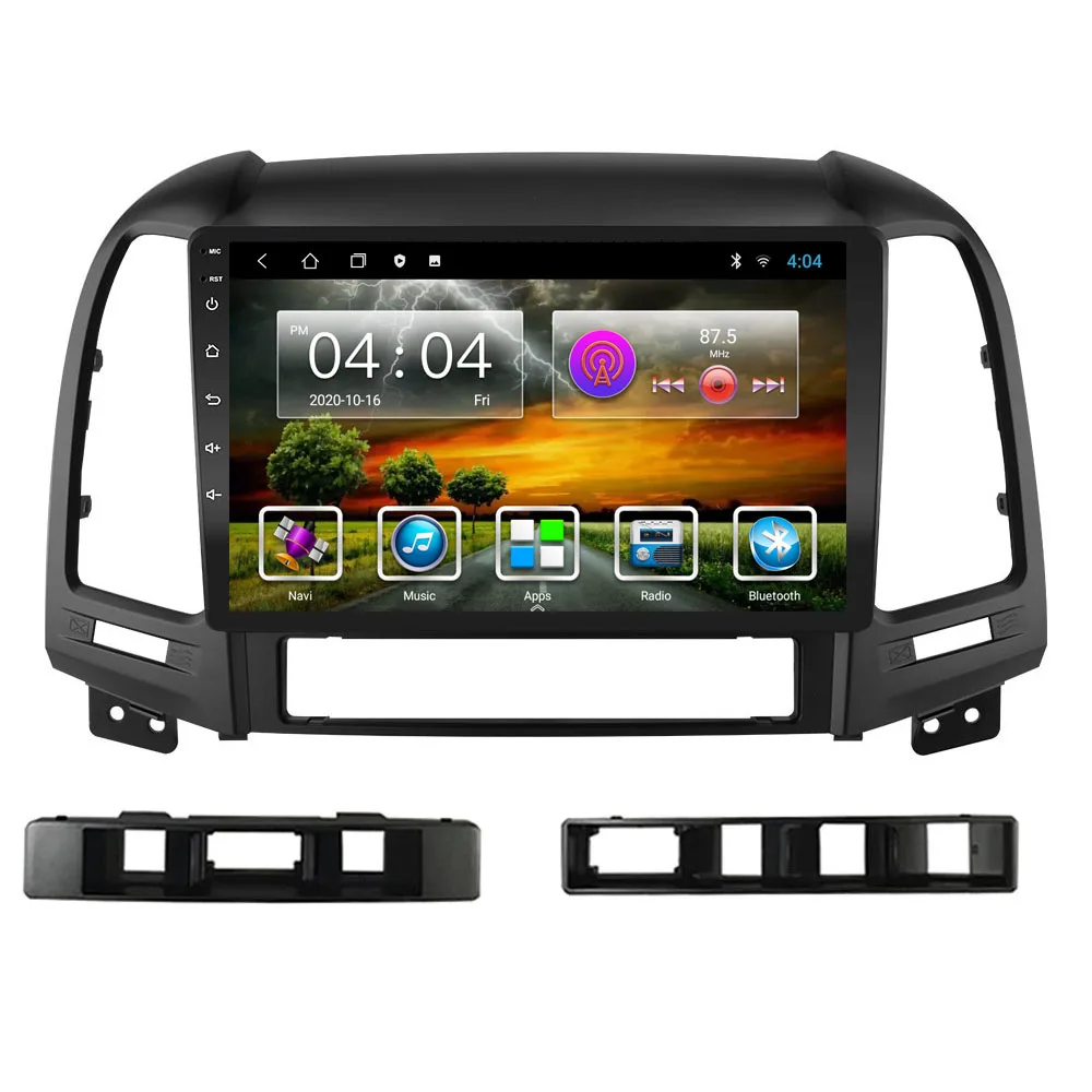 Автомагнитола 2 Din на Android для Hyundai Santa Fe 2006-2012 автомобильный мультимедийный плеер с
