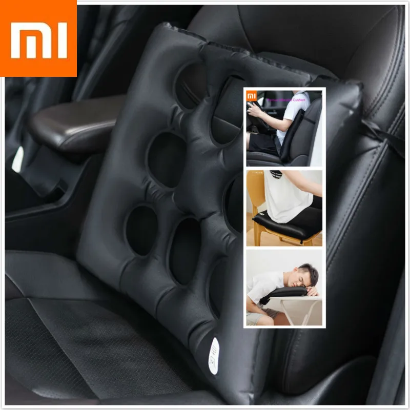 

Xiaomi Car Seat Mattress Cushion Porous Inflatable Cushion TUP Ergonomic Air Hole Design Suitable Xiomi 45x40cm For Nap Travel