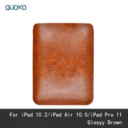 Premium Leather Anti-Drop Tablet Sleeve with Simple Style Design (11 inch G-Brown)