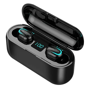 

Q32-1 Noise Reduction IPX5 Digital Display Earbuds Mini Sensitive Stereo BT5.0 Sports Wireless LED Indicator Built In MIC