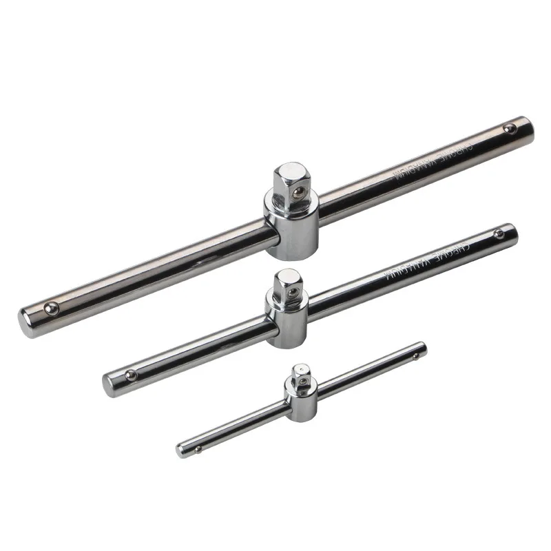 1/4" 3/8" 1/2" Drive Socket Wrench Extension Sliding T Bar Slide Rod