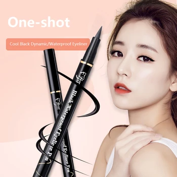

2020 women Eyeliner Pencil Waterproof Professional Liquid Long Lasting Cosmetics Eye Liner Pen Black Smooth Make Up Tools TSLM2