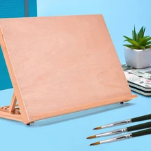 Mesa de desenho de madeira a3 portátil esboço estante suporte de madeira desktop aquarela óleo cavalete para pintura arte suprimentos para artista