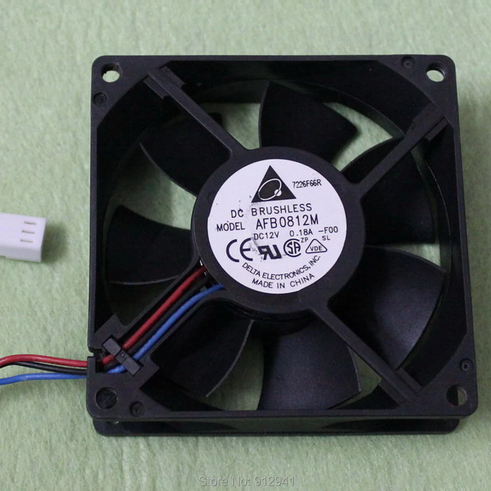 B168 Delta Afb0812m 8025 80mm X 80mm X 25mm Dc Kipas Pendingin
