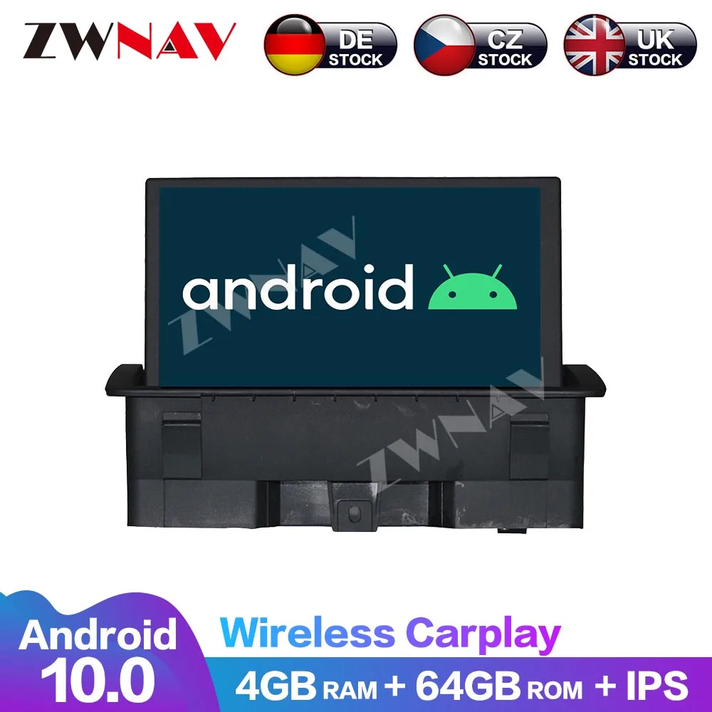 

Android 10, 4 + 64 ГБ, 8-ядерный Carplay DSP для Audi A1 2011-2015, автомобильный мультимедийный плеер, телефон с сенсорным экраном