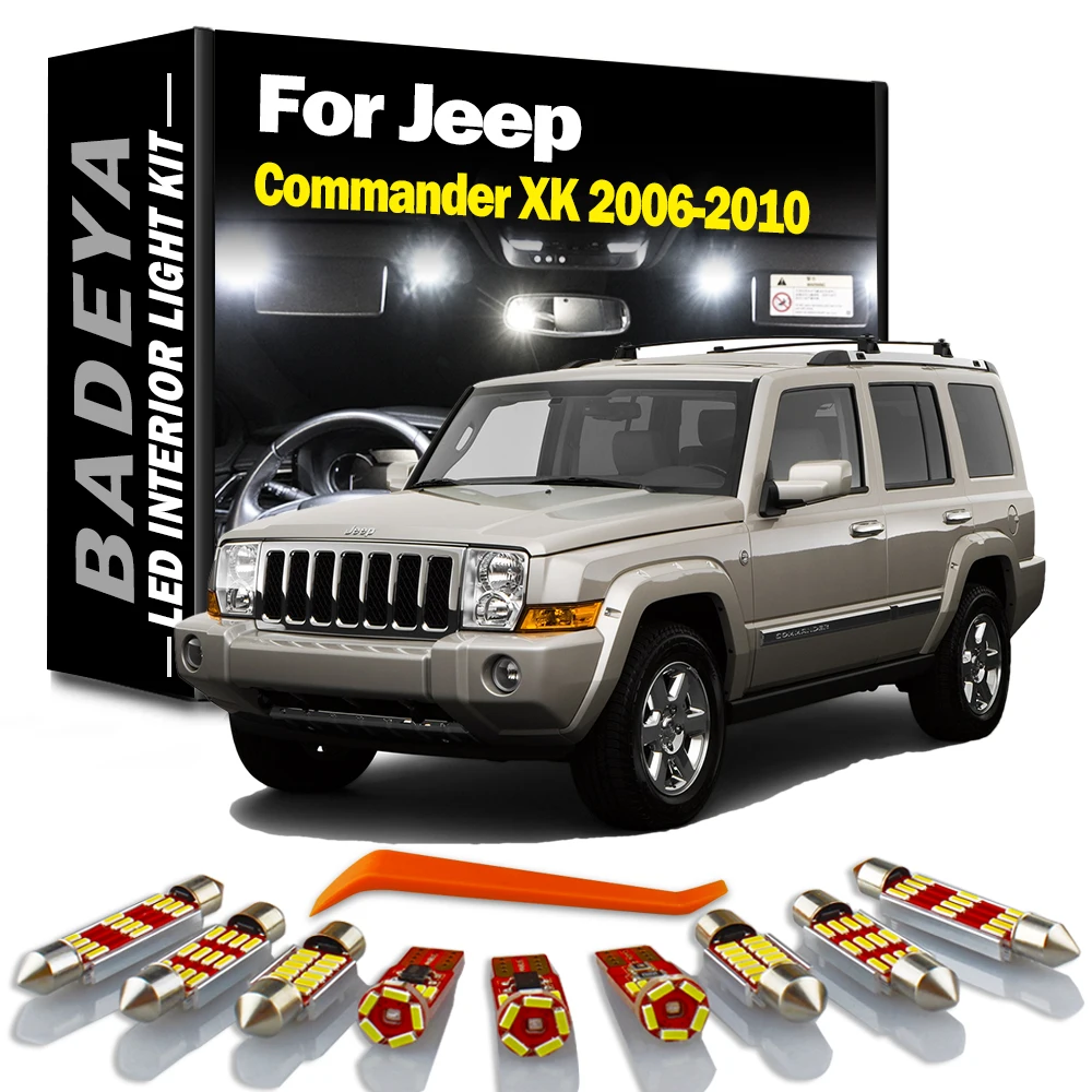 Tonsya 3 IN 1 Led Red Lens For 2005 2006 2007 2008 2009 2010 Jeep Grand Cherokee Reflector Tail - View #3