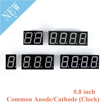 

0.8 Inch Digital Tube 1Bit 2Bit 3Bit 4Bit 7 Segment 0.8" LED Display Common Anode Common Cathode Clock 0.8inch Red DIY Kit Board