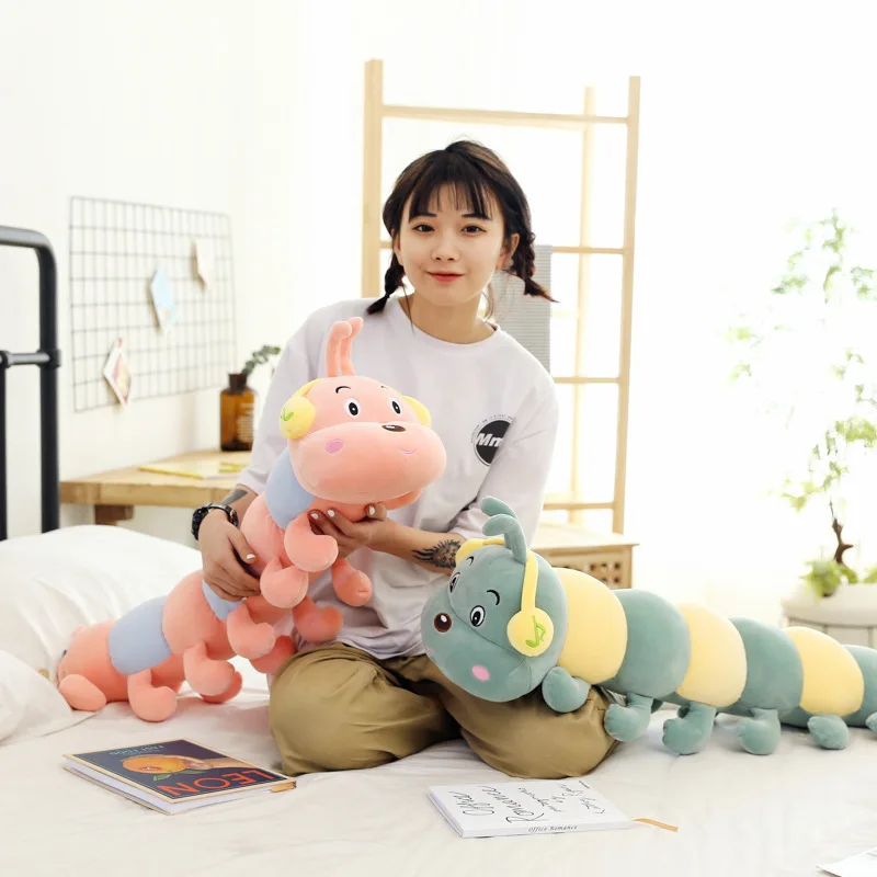 VOZRO гусеница ворс игрушки мягкие влюбленные червь детский подарок Almofada Coussin Cojines сиденье Подушка Декоративные Подушки