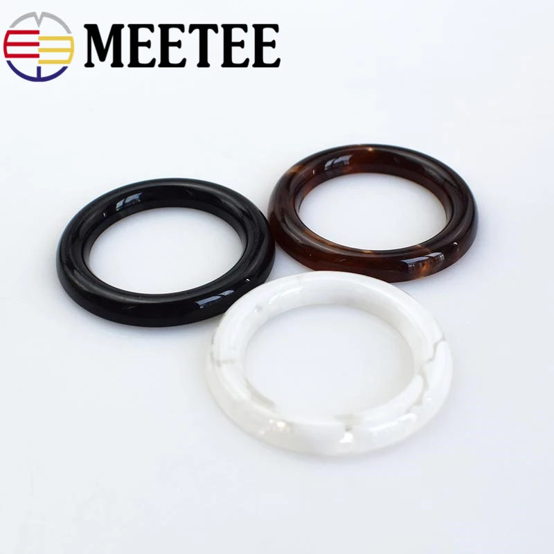 Круглые пуговицы Meetee из смолы с уплотнительным кольцом 3 0 4 5 см женские шарфы