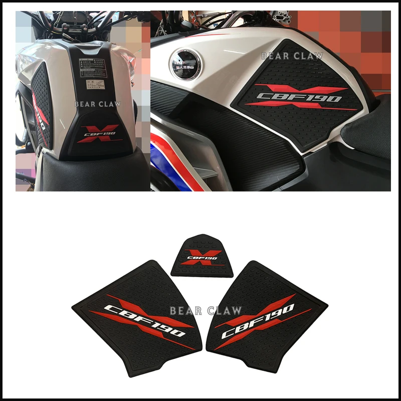 Для Honda CBF190X мотоцикл высокого качества бак мотоцикла тяги Сторона Pad газа топлива колено Ручка Наклейка