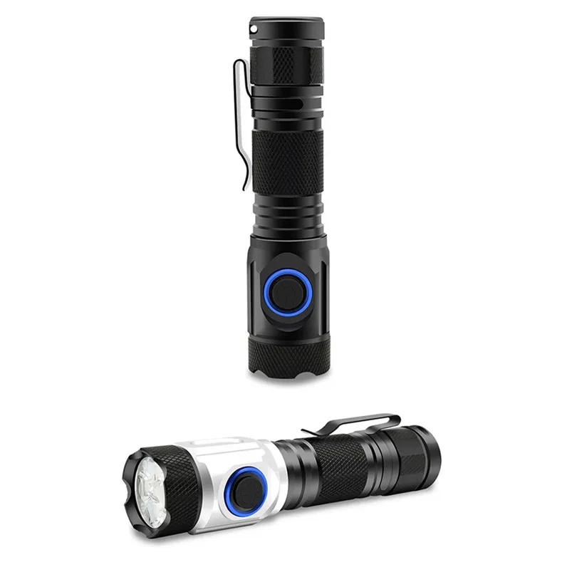 Светодиодный фонарик 4x XPG 18650 многофункциональфонарь с USB зарядкой мини в комплекте водонепроницаемый 40
