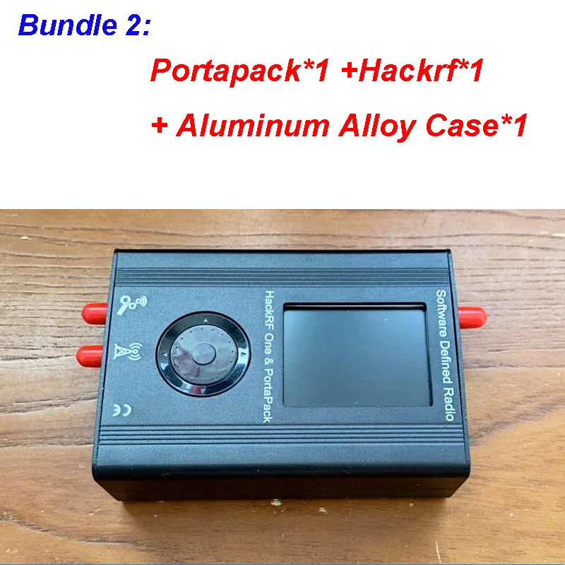 Budle 2 PORTAPACK HackRF одна консоль 1 МГц-6 ГГц SDR приемник/Передача AM FM SSB ADS-B SSTV Ham Радио 0.5PPM Кристалл офлайн gps симулятор - Комплект: Budle 2